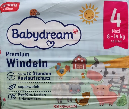 babydream maxi plus 4+ pieluchy opinie