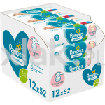 pampers chusteczki sensitive 12 x 52 szt