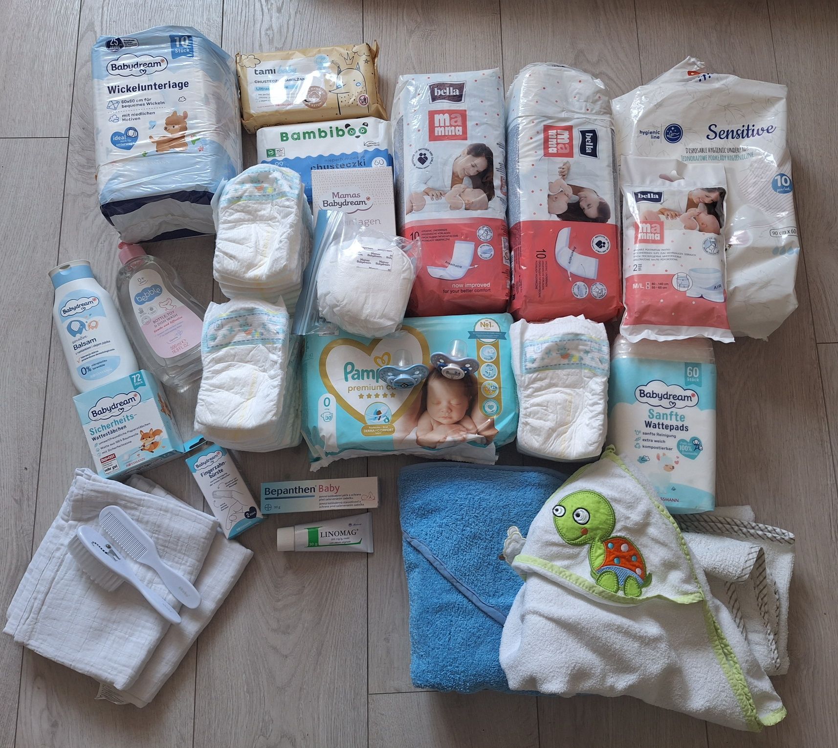 pampers wyprawka do szpitala