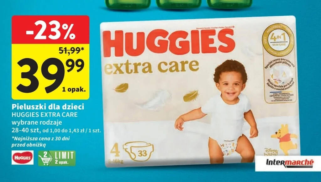 pieluszki huggies 3 intermarche