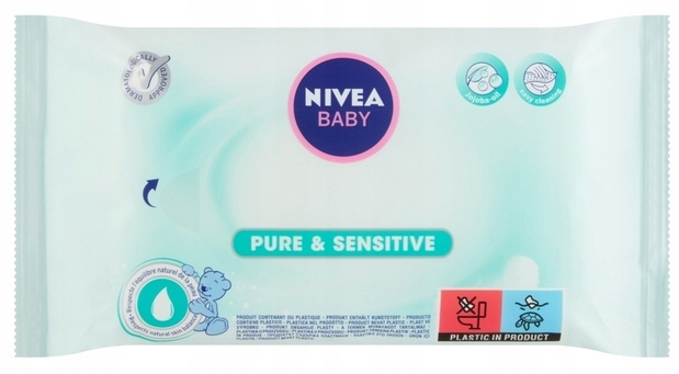 chusteczki nawilżane nivea pure and sensitive