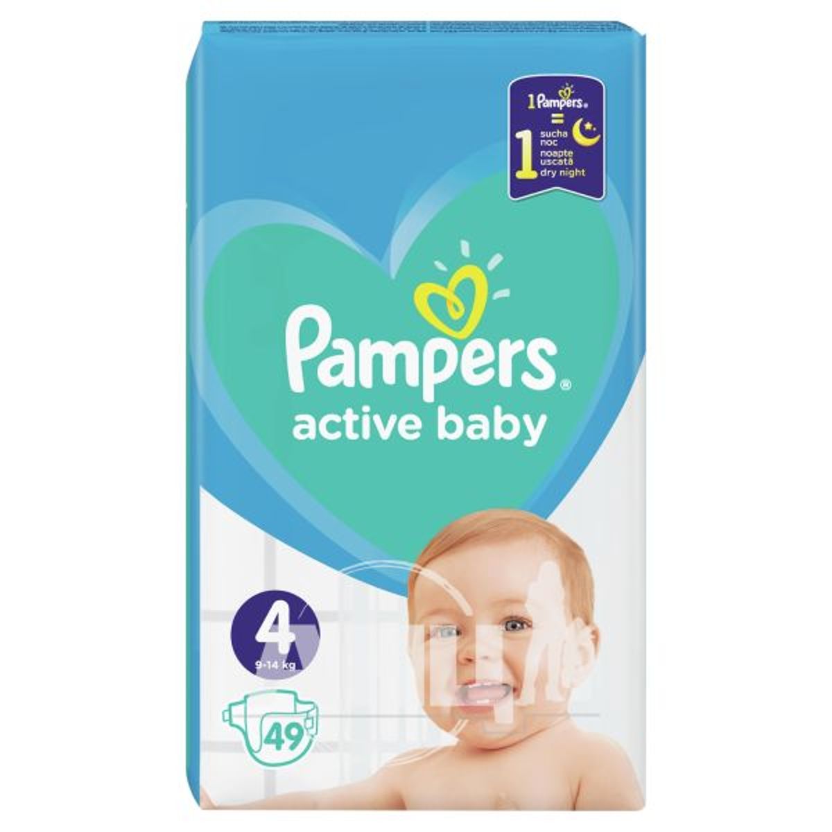 pampers baby active baby dry