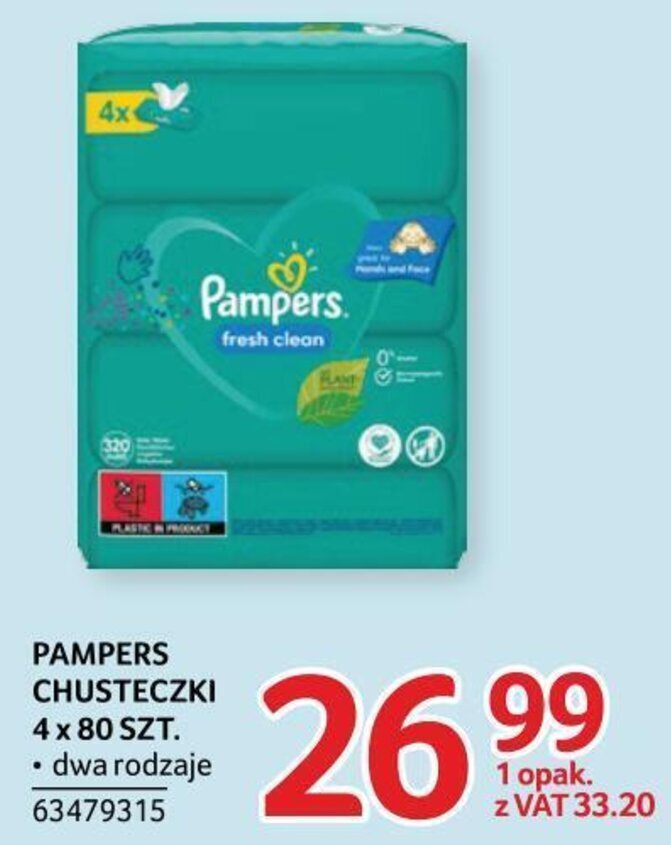 selgros chusteczki pampers