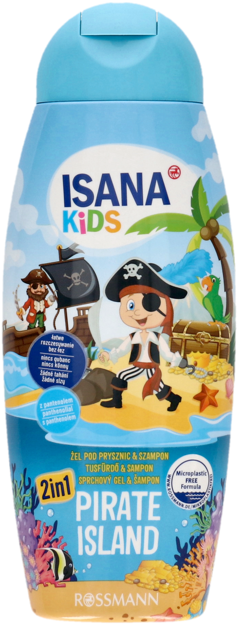 isana kids szampon i żel pod prysznic