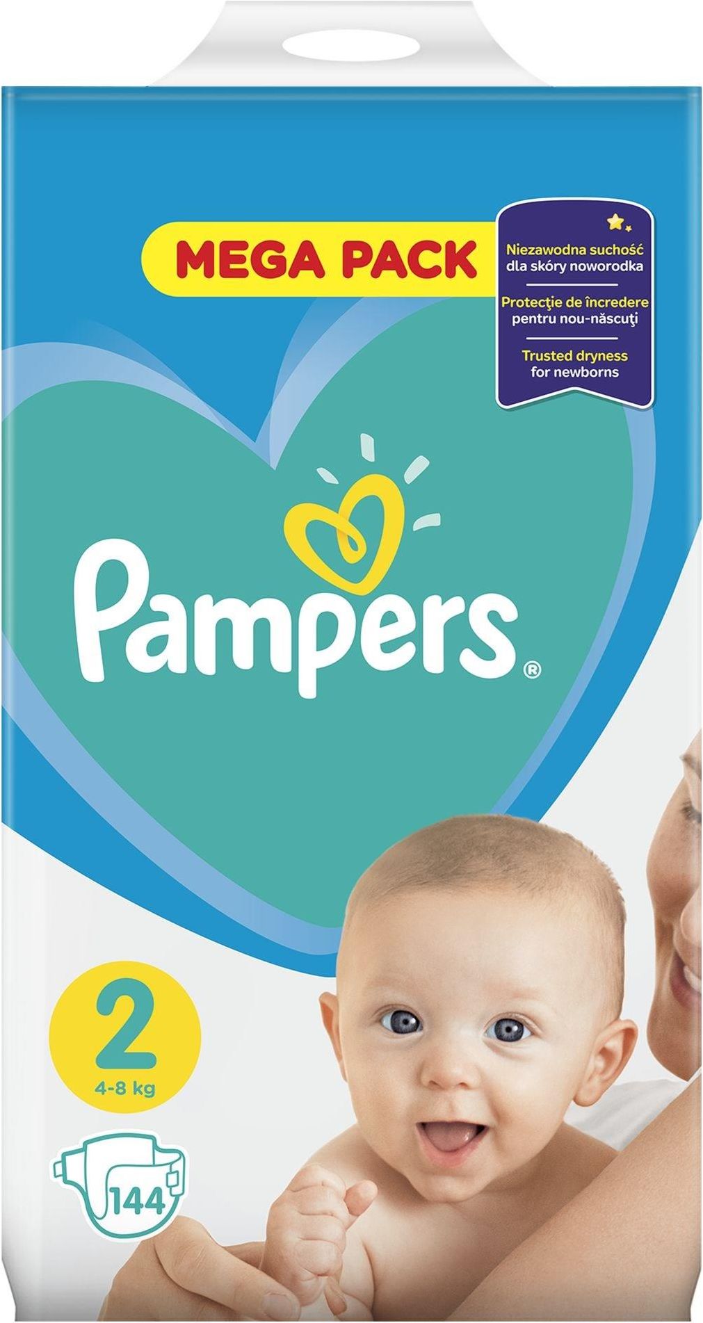 po ile są pampersy pampers duża paczka 144