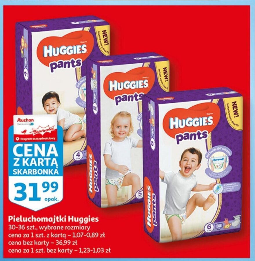 pieluchy huggies auchan