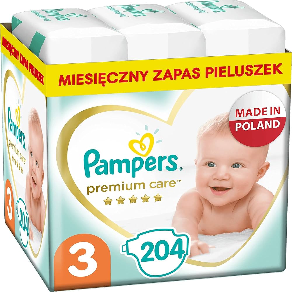 pampers premium care 3 204