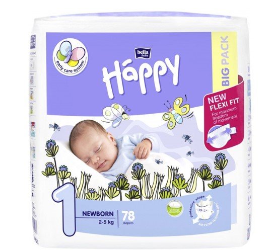 pampers happy 2 78szt