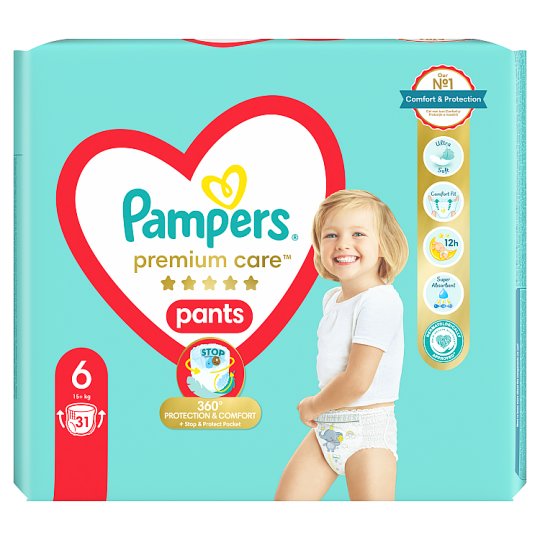 tesco pampers premium care pants