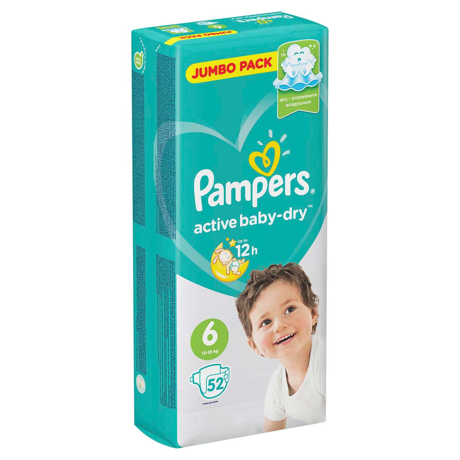 pampers active baby dry 6 cena