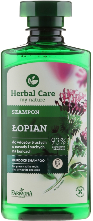 farmona herbal szampon do włosów tłustych łopian wizaz