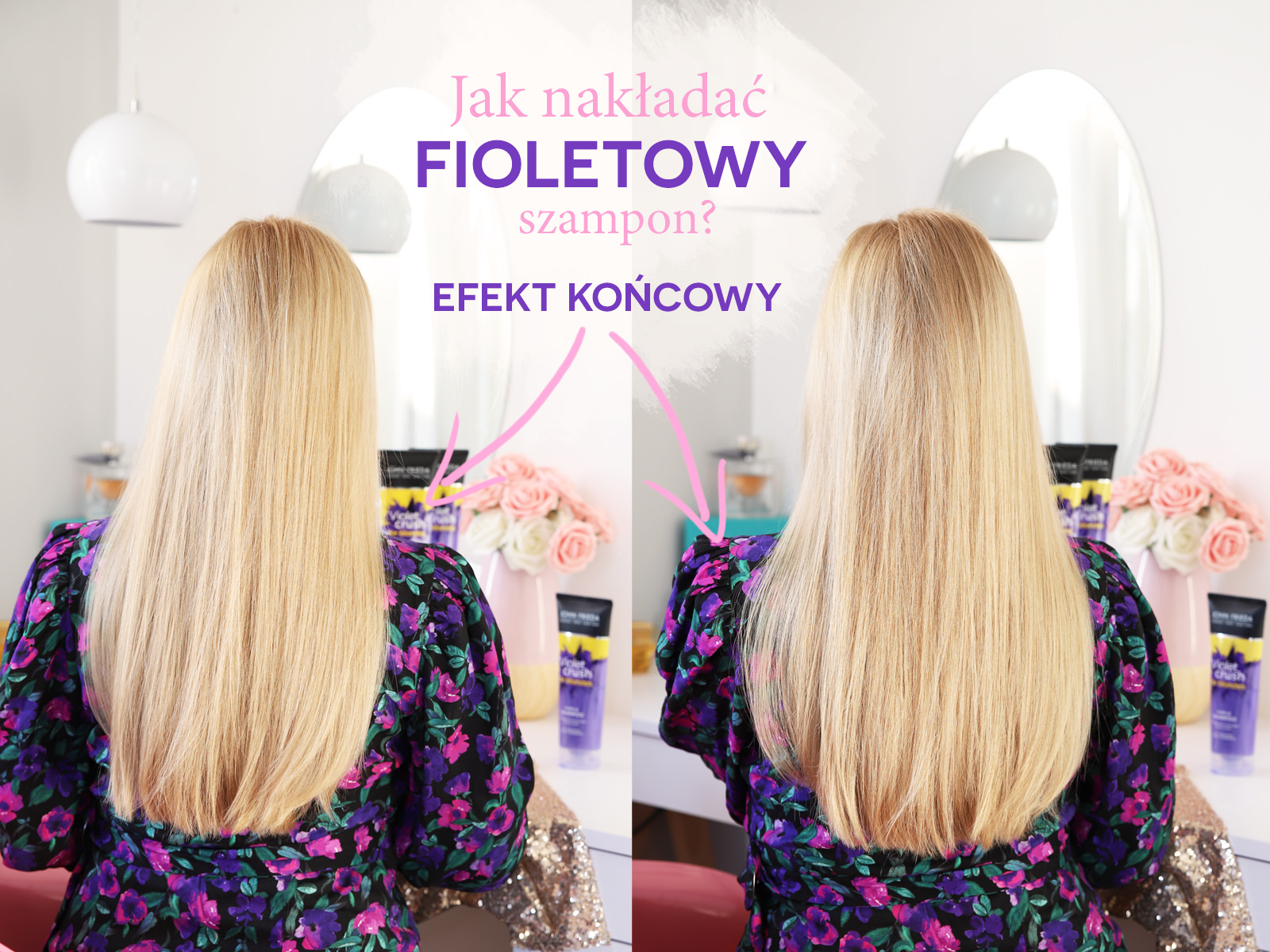 szampon fioletowy lorealdo włosòw blondu z keratyną