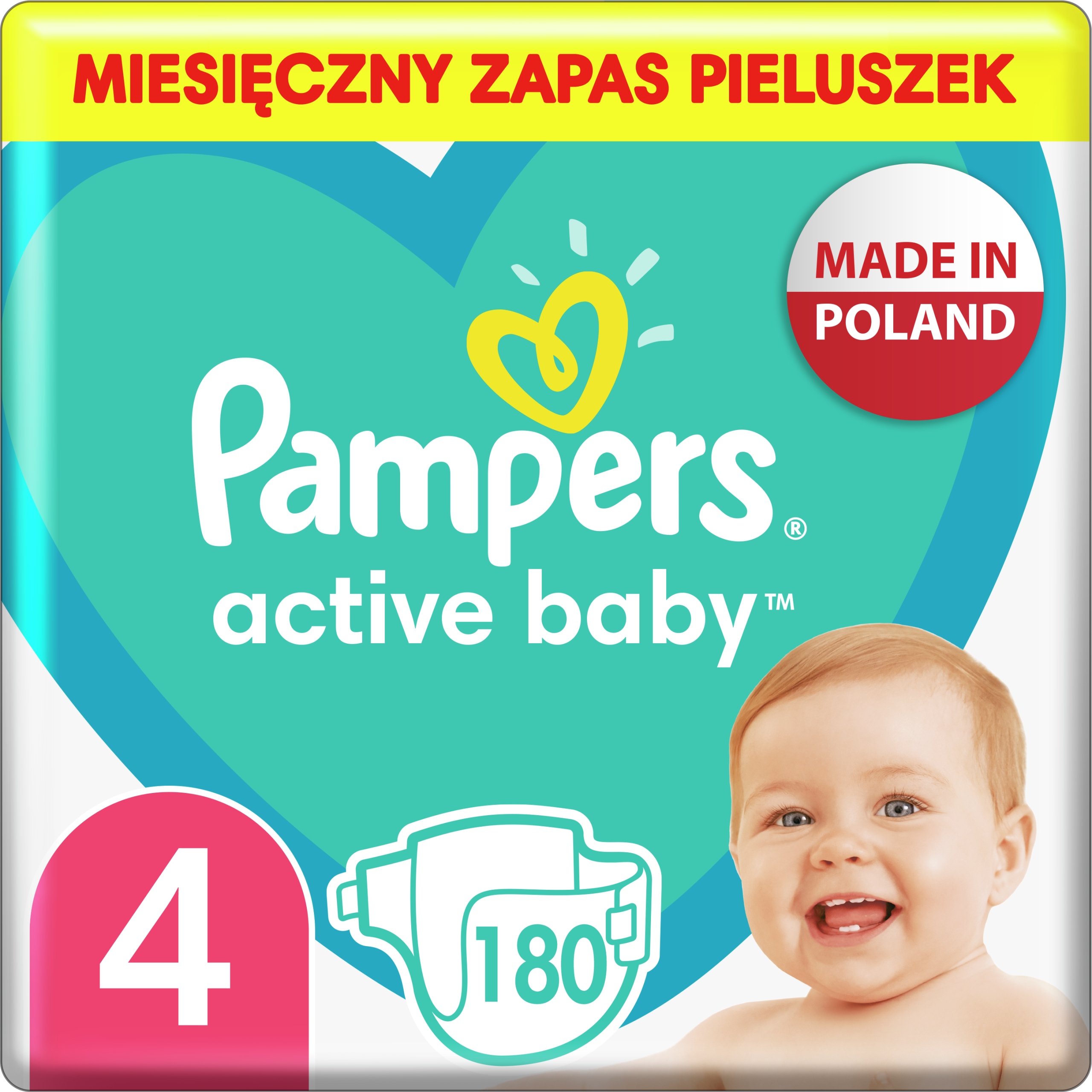 cena pampers active baby 4