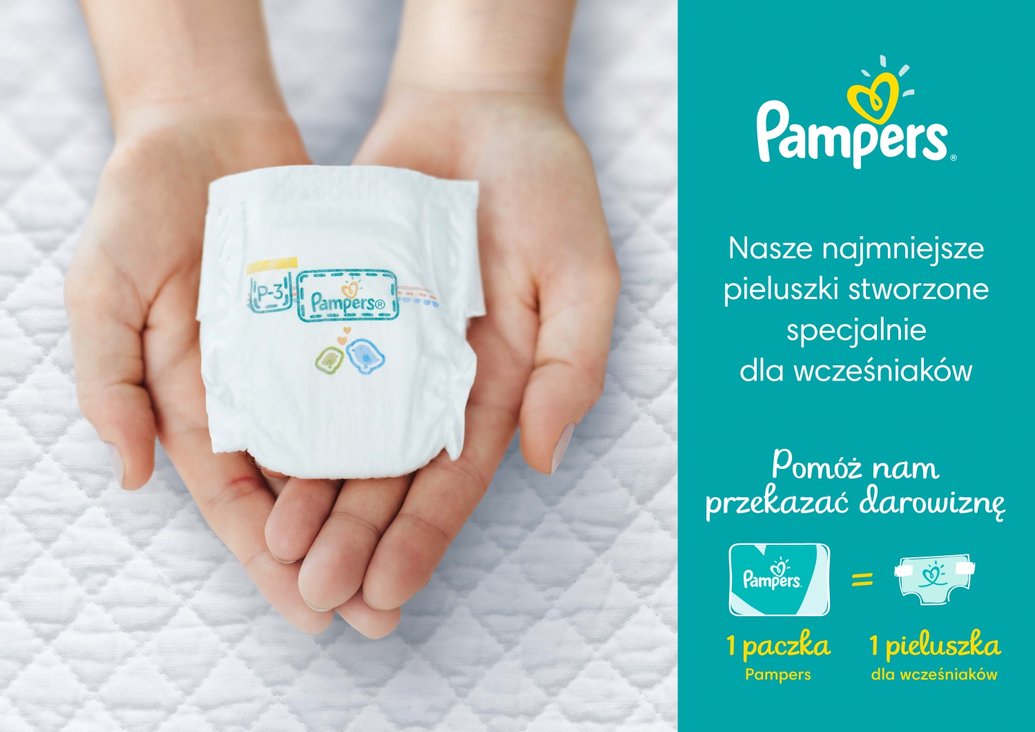 spot reklamowy pampers dla wczesniaków