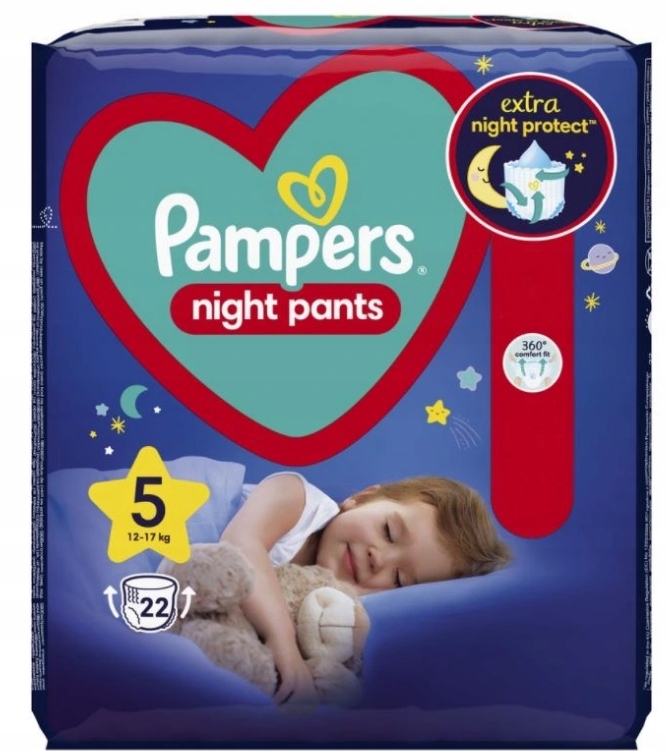 pampers 5 na noc dla dzieci