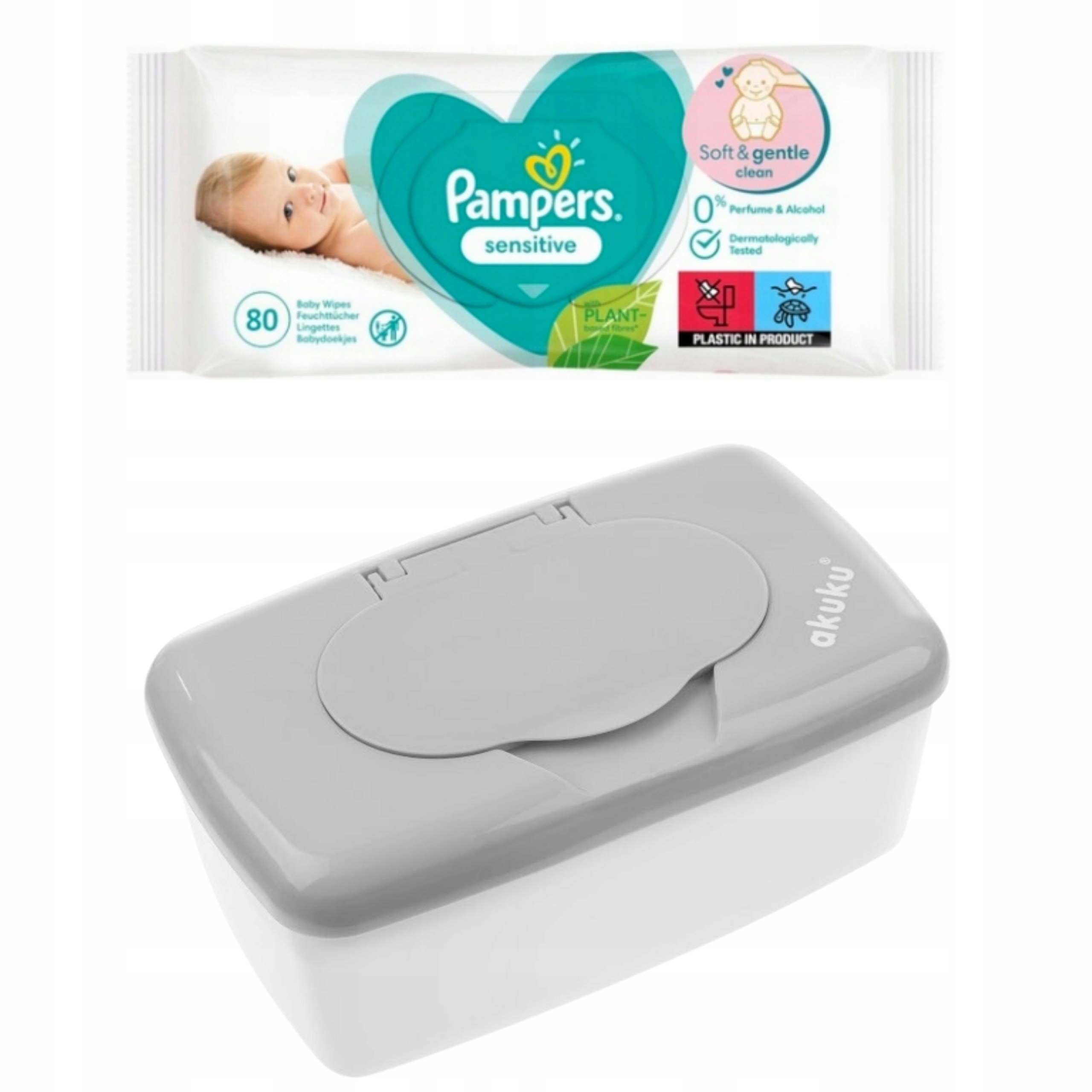 chusteczki pampers sensitive box