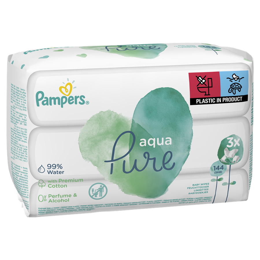 pampers chusteczki 3x 64