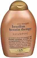 organix ogx wygładzający szampon z keratyną brazilian keratin therapy