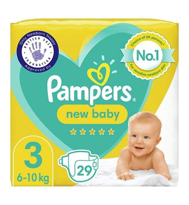 pampers size 3 29 pack