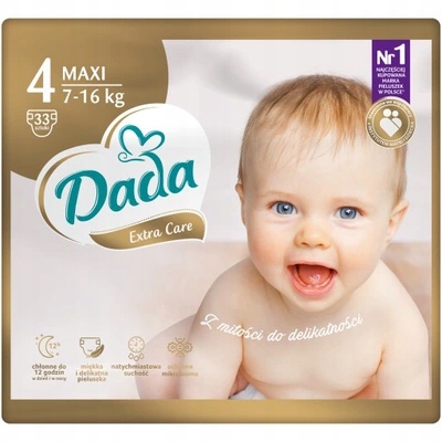 pieluchy dada maxi 4 plus pudelko cena