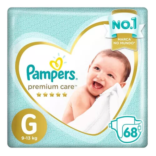 fralda pampers premium care g