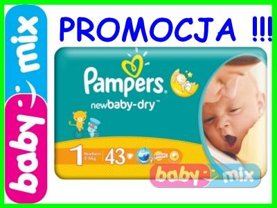 pampers pieluszki 2-5 kg newborn 1 43szt pieluchy