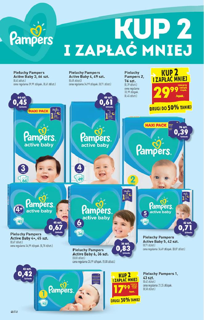 pampers biedronka 2020