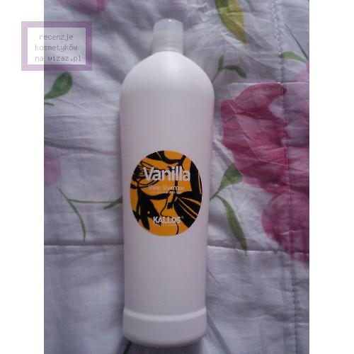 kallos vanilla shine shampoo szampon nabłyszczający do włosów 1000 ml