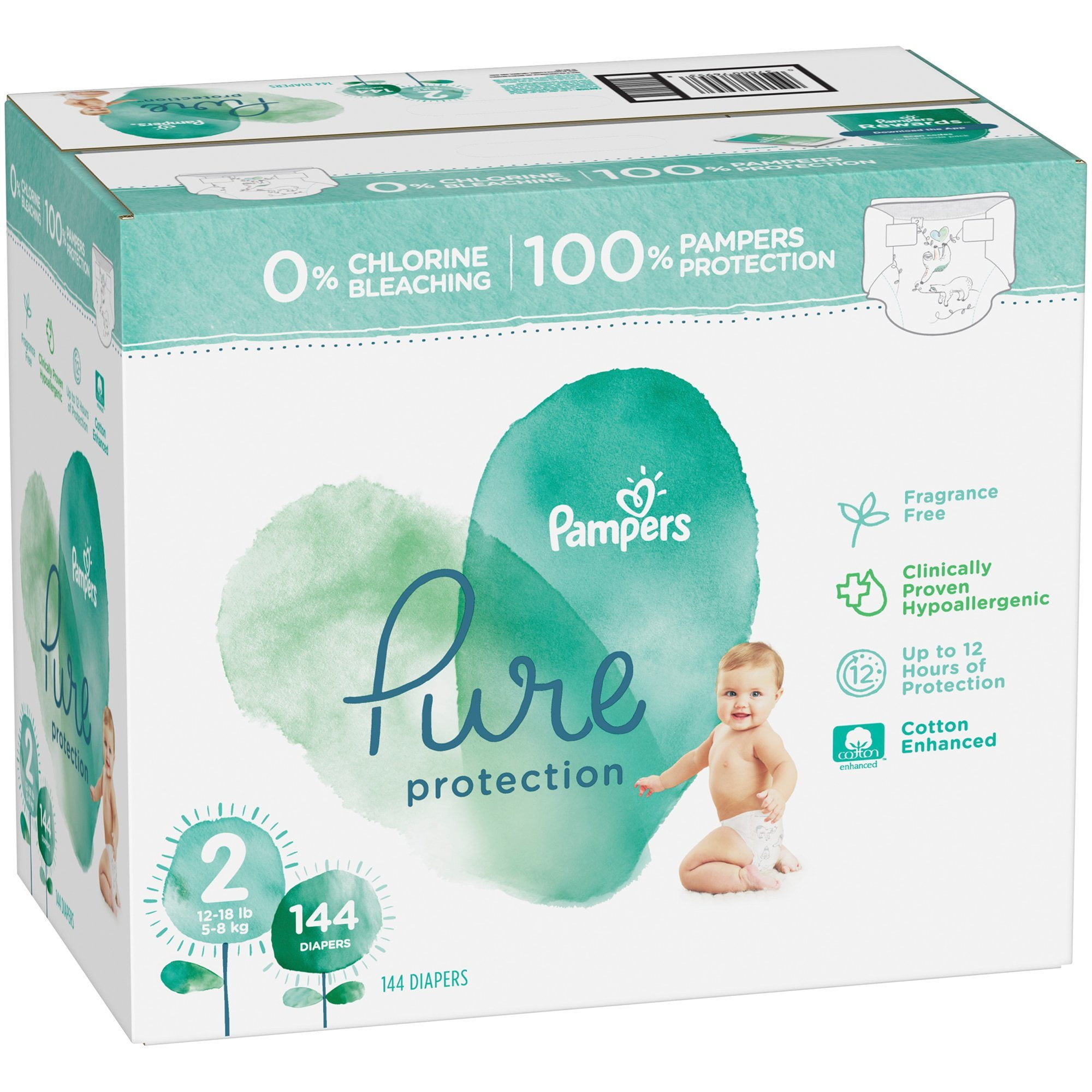 pampers 2 144 sztuki