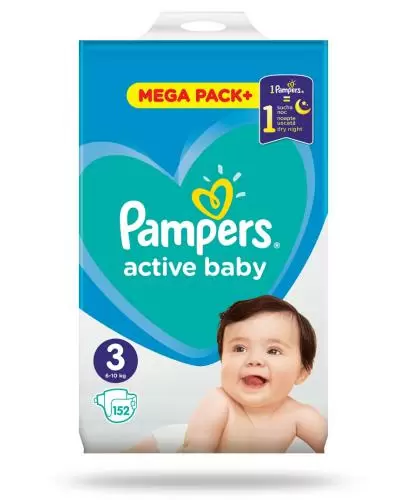 pampers 3 152 sztuki