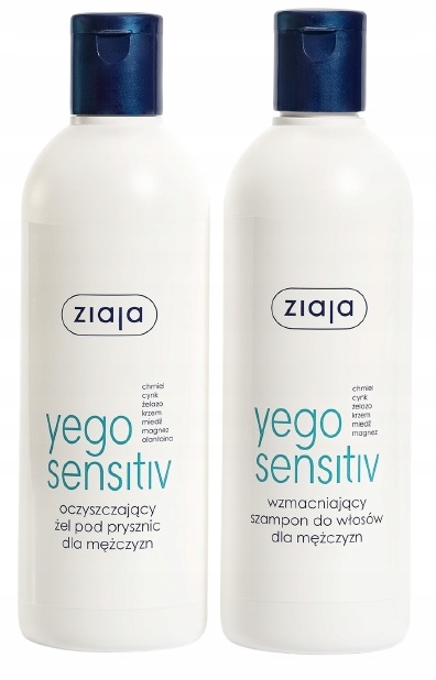 ziaja yego sensitiv wzmacniający szampon 300ml