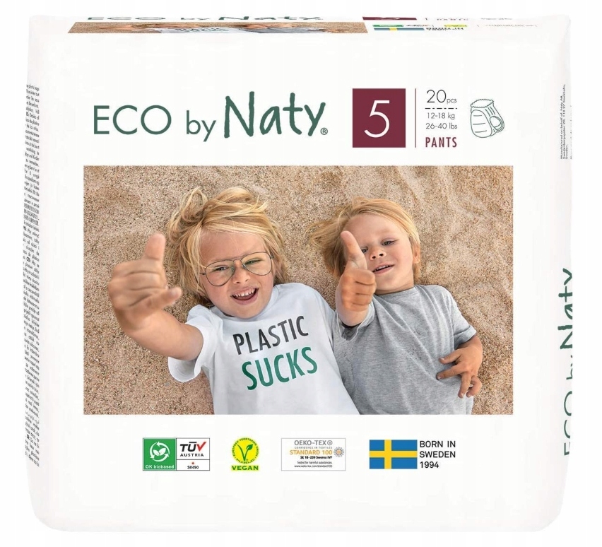 naty ekologiczne pieluszki jednorazowe newborn 2-5 kg 26 szt