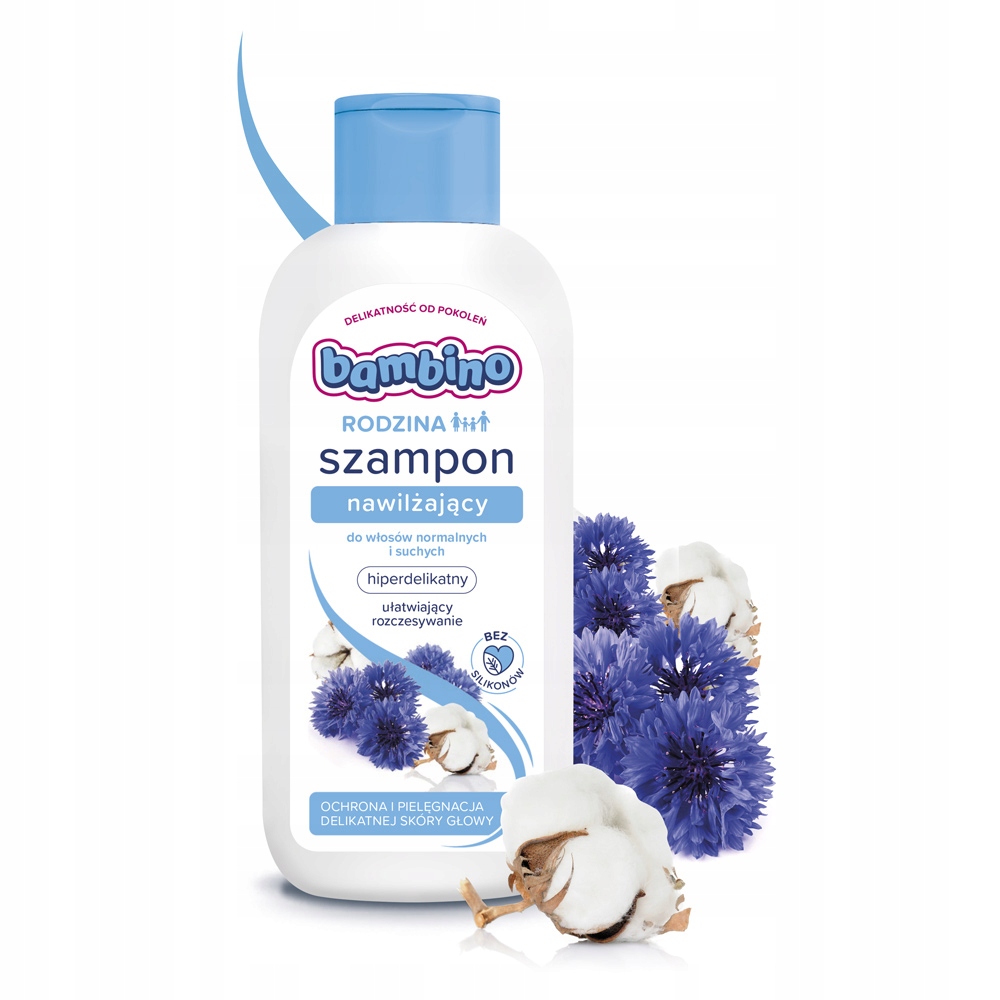 żel pod prysznic lub szampon bambino