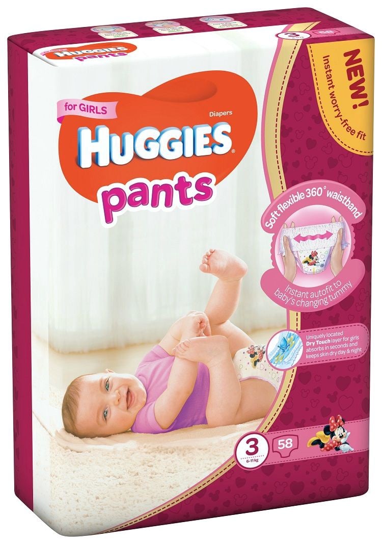 huggies pants 3 girl