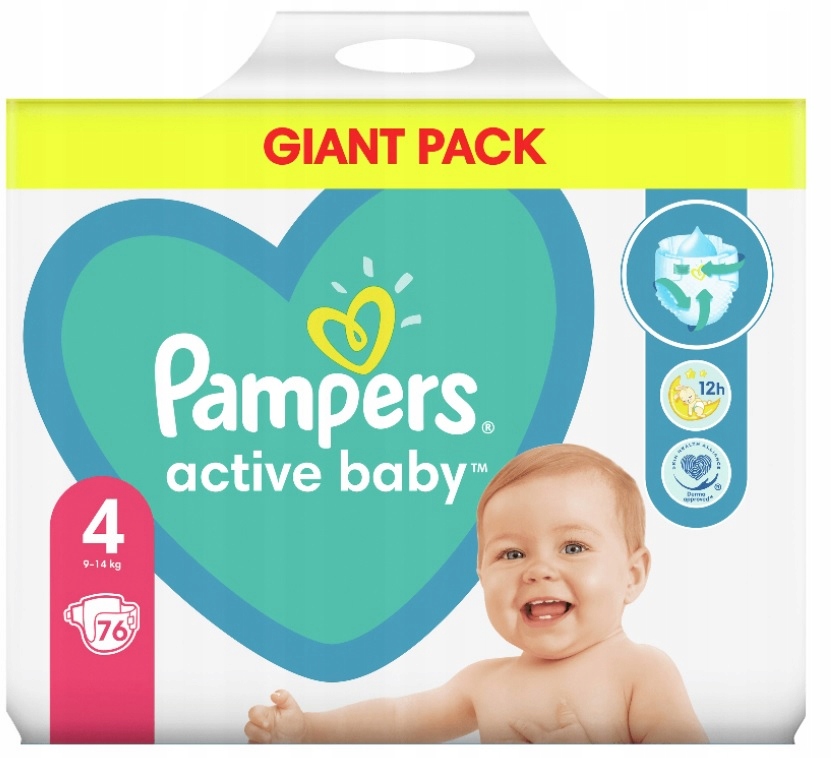 pieluchy pampers active baby dry 2x