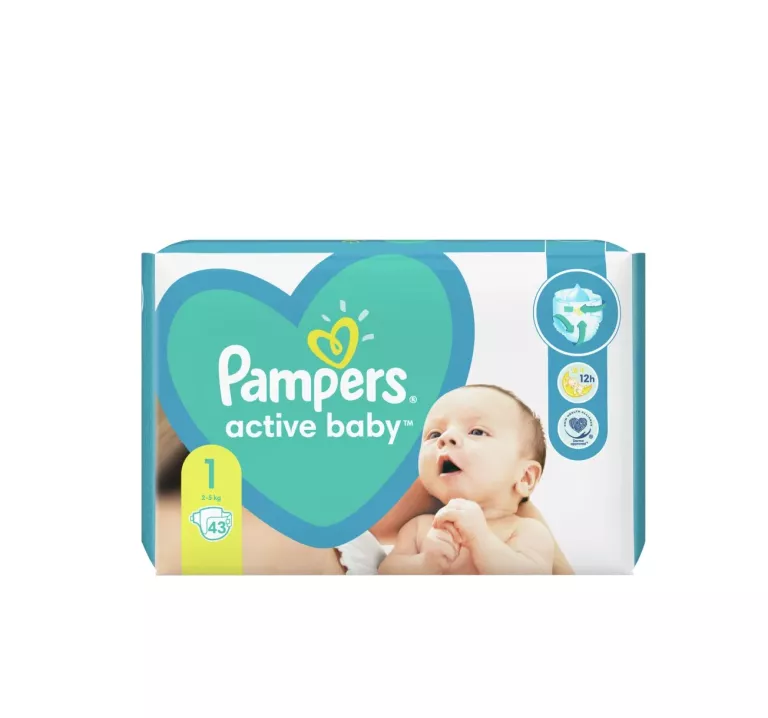 pampers rozmiar 1 43 pieluszki 2-5 kg