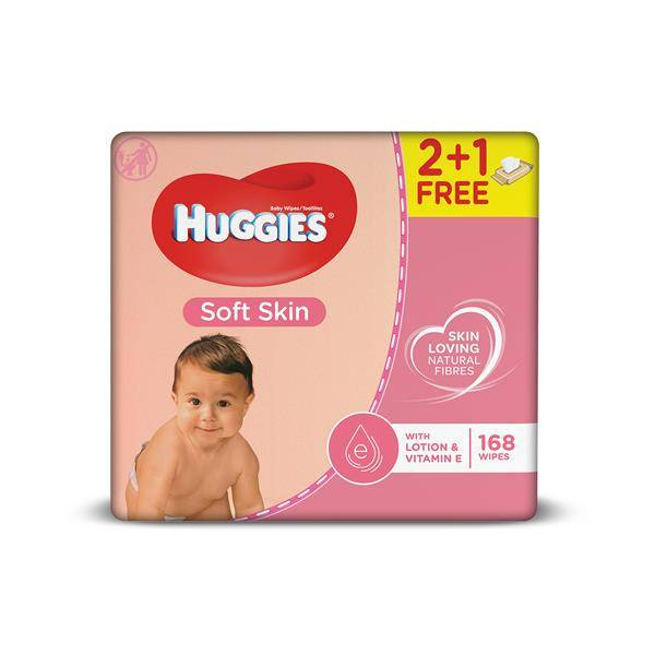 huggies softskin chusteczki nawilżone