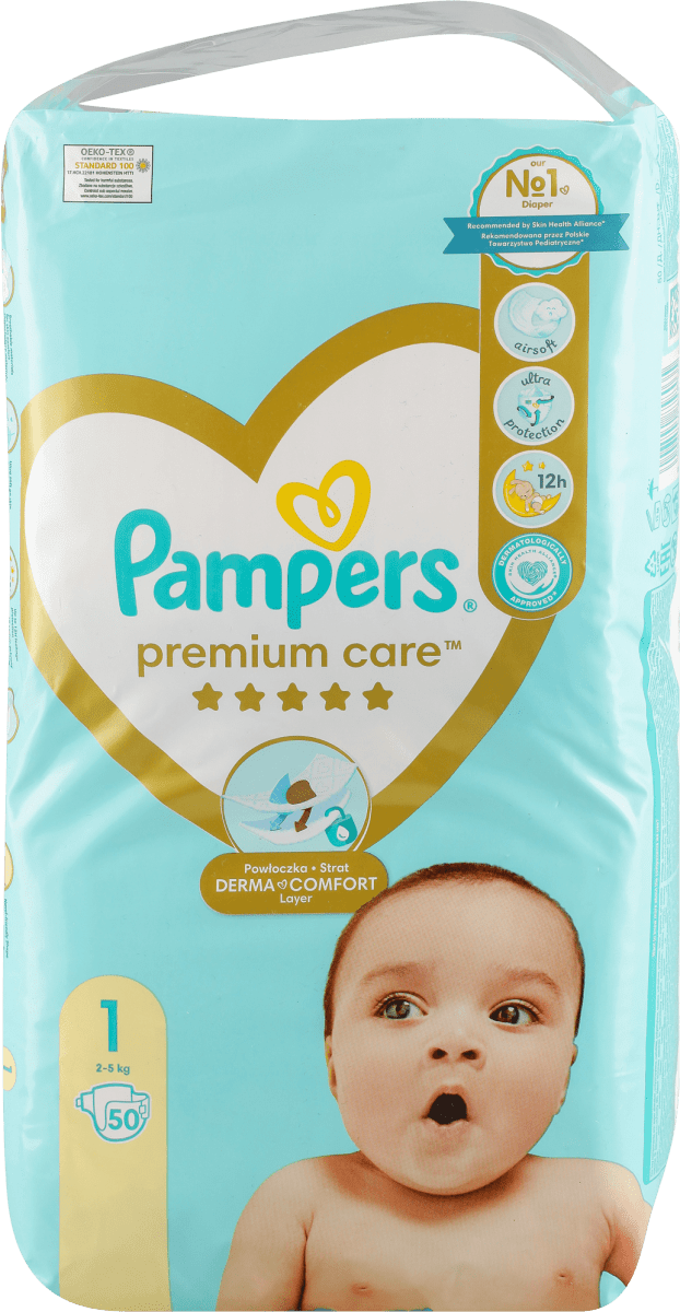 pampers 1 premium care cena