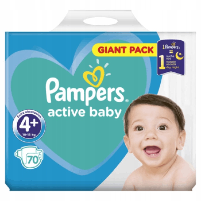 pieluchy pampers 4 plus