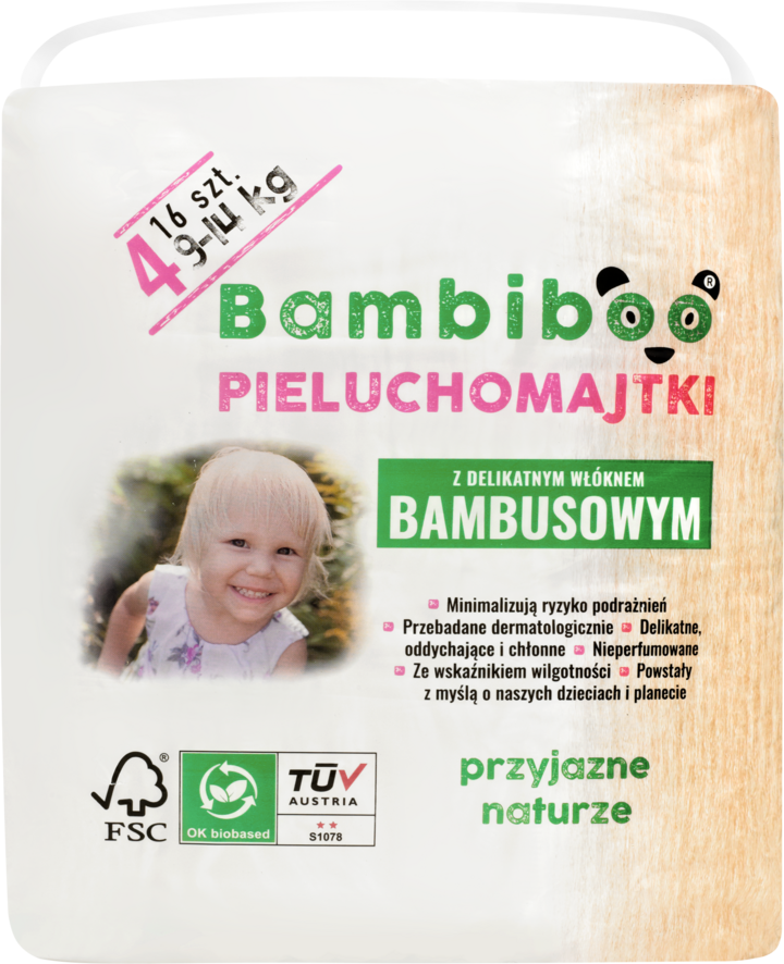 bambiboo pieluchomajtki bambusowe