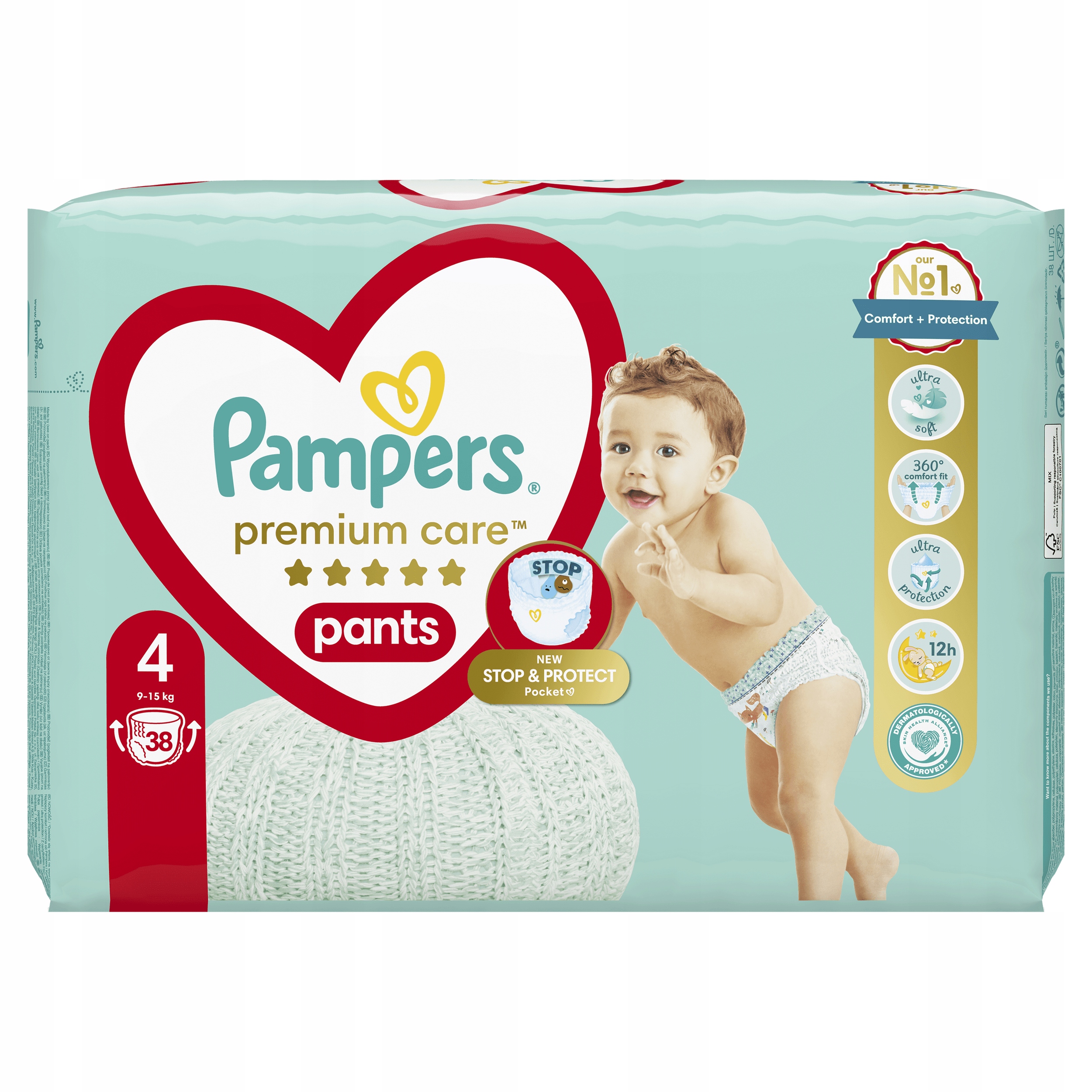 pampers 0 38 sztuk