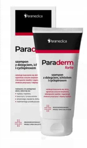 paraderm szampon z dziegciem sosnowym