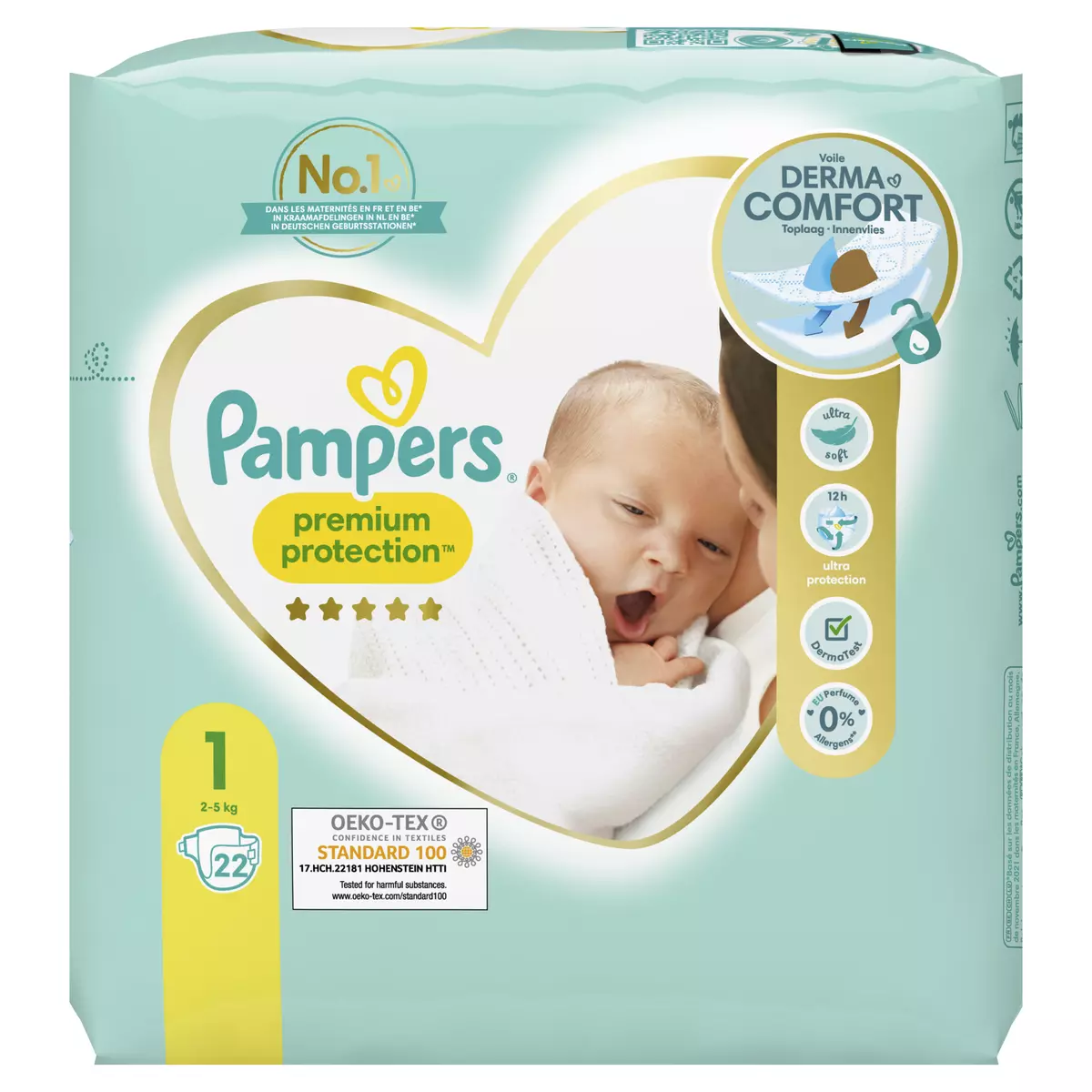 pampers 1 premium care auchan