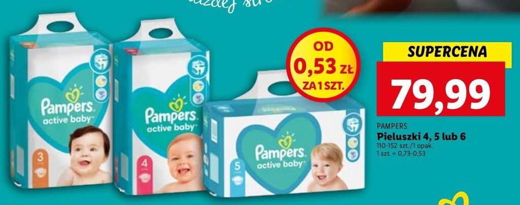 pieluchy pampers lidl