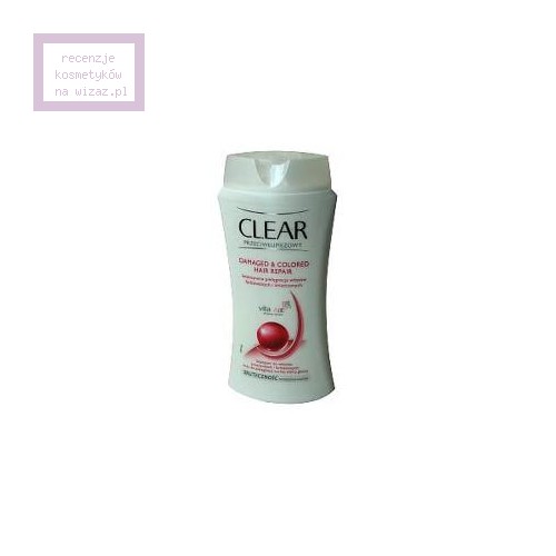 clear damaged & colored hair repair szampon przeciwłupieżowy 400ml