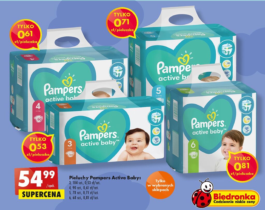 pampers 5 promocja biedronka