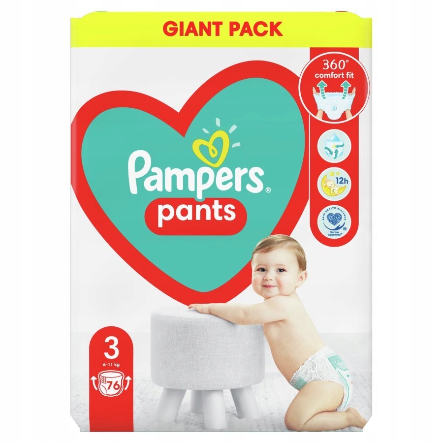 pampers pieluchomajtki 3