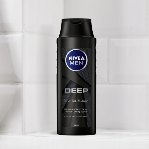 nivea men deep szampon do włosów