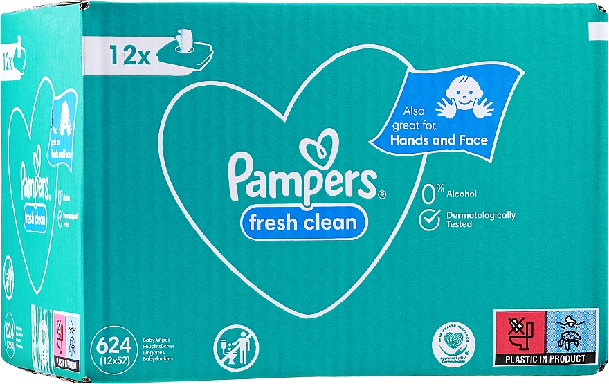 pampers fresh clean 12x