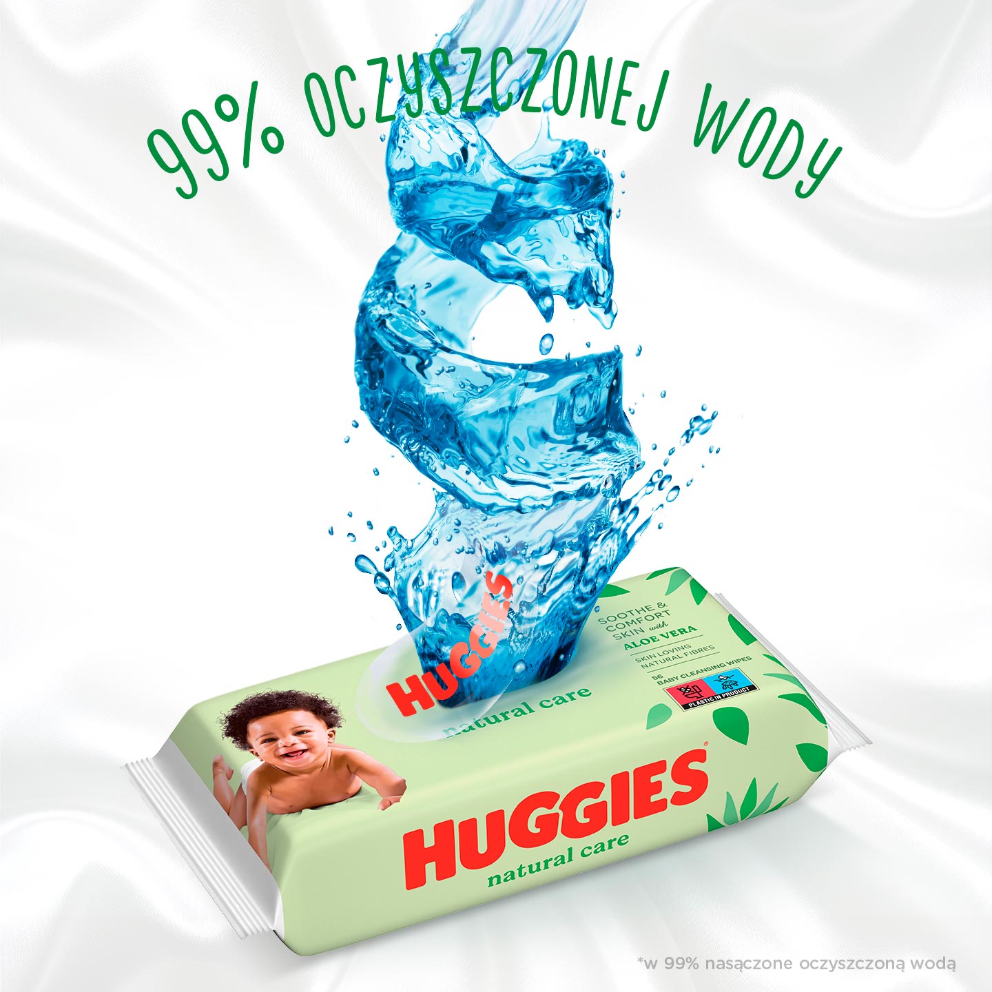 chusteczki mokre huggies natural